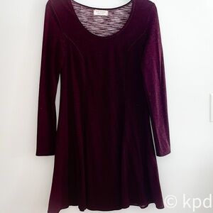Burgundy/Purple Max Studio Weekend Dress
